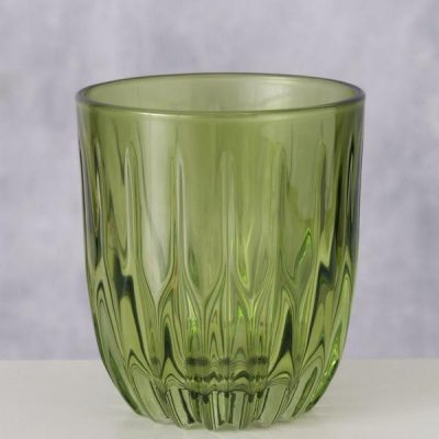 Ποτήρι Treviso πράσινο γυαλί H10cm D9cm