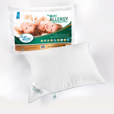 La Luna Παιδικό Μαξιλάρι Ύπνου Anti-Allergy Sensitive Λευκό 50x70εκ.